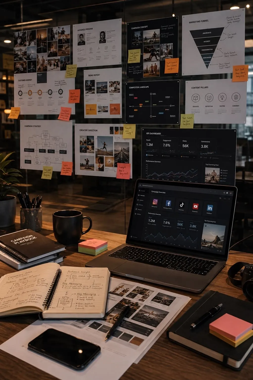 Planificación de la estrategia de contenido para Instagram y TikTok